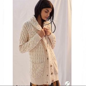 Anthropologie Pilcro cable knit cardigan